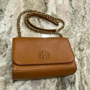 Tory Burch crossbody brown leather bag